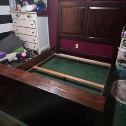 Queen Sized Wooden Bed Frame