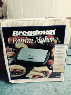 Breadman panini maker online