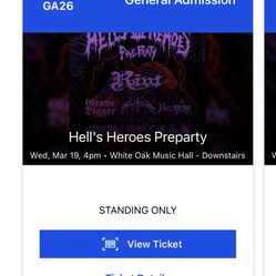 2 Hells Hero’s Preparty Tickets