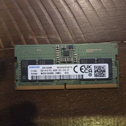 Samsung DDR5 RAM 8GB 5600 MHZ M425R1GB4BB0-CWMOL  Memory Module 