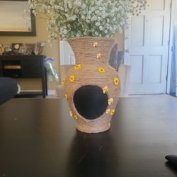 Hand Made Decorated Flower Vas