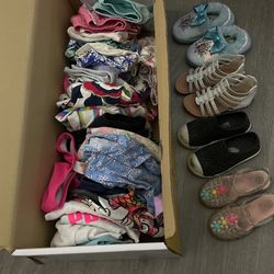 Girl Clothes 3t 2t And Shoes 8c At Least 50items