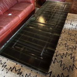 Coffee Table Door With Tempered Glass