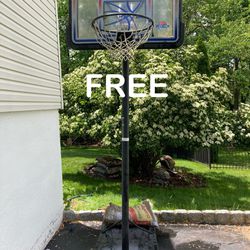 Free Basketball Hoop/Backboard/Pole/Base