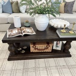 Pottery Barn Lorraine Rectangular Coffee Table