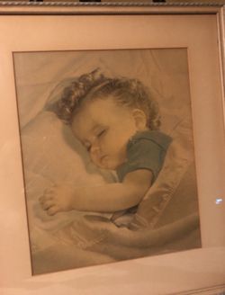 Vintage Baby Boy Framed Print