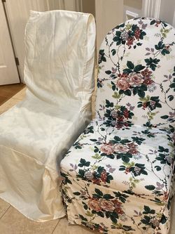 Chairs  With Matching Slip Cover.  