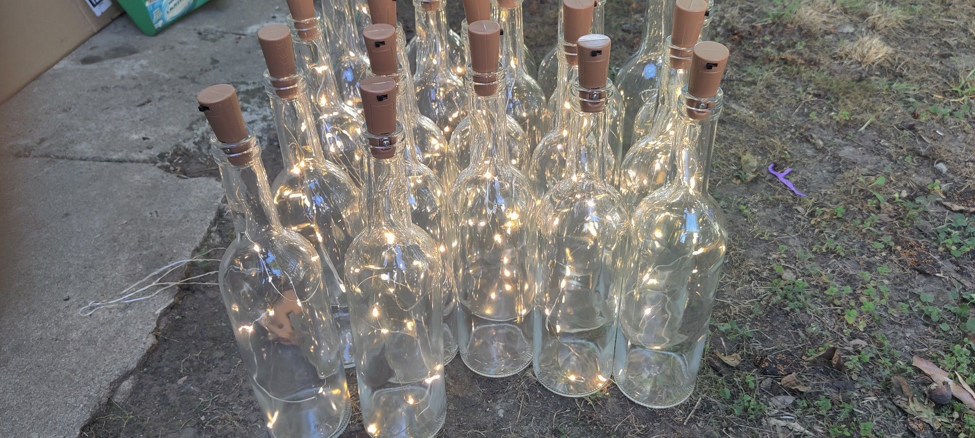 Fairy Light Bottles