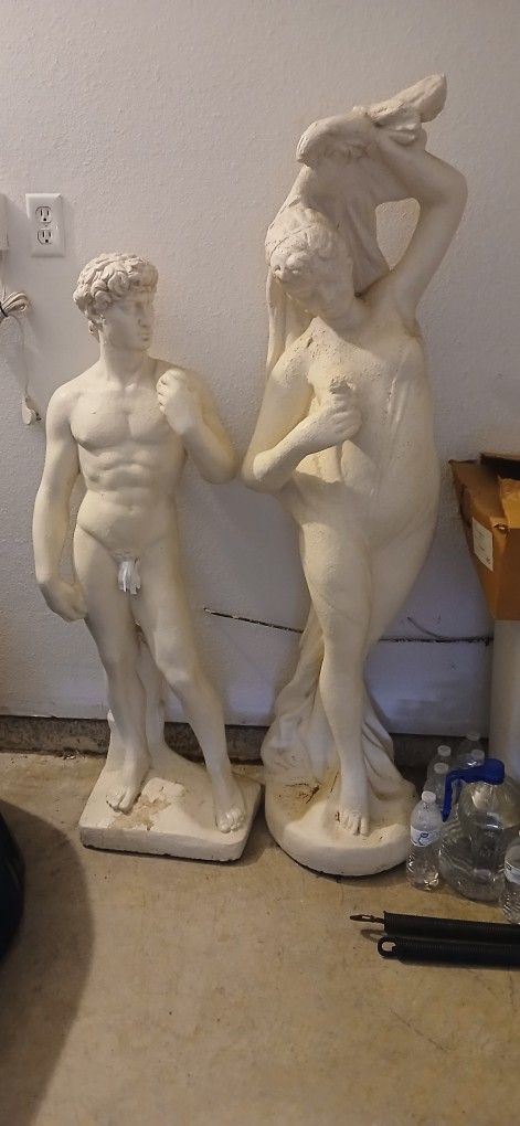 Concrete statues