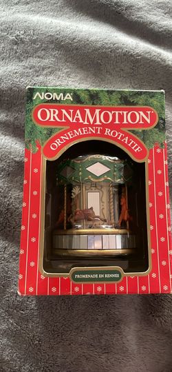 Noma 1989 Rotating Carousel Ornament 