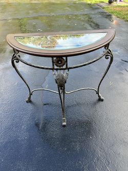 Mirror and Table