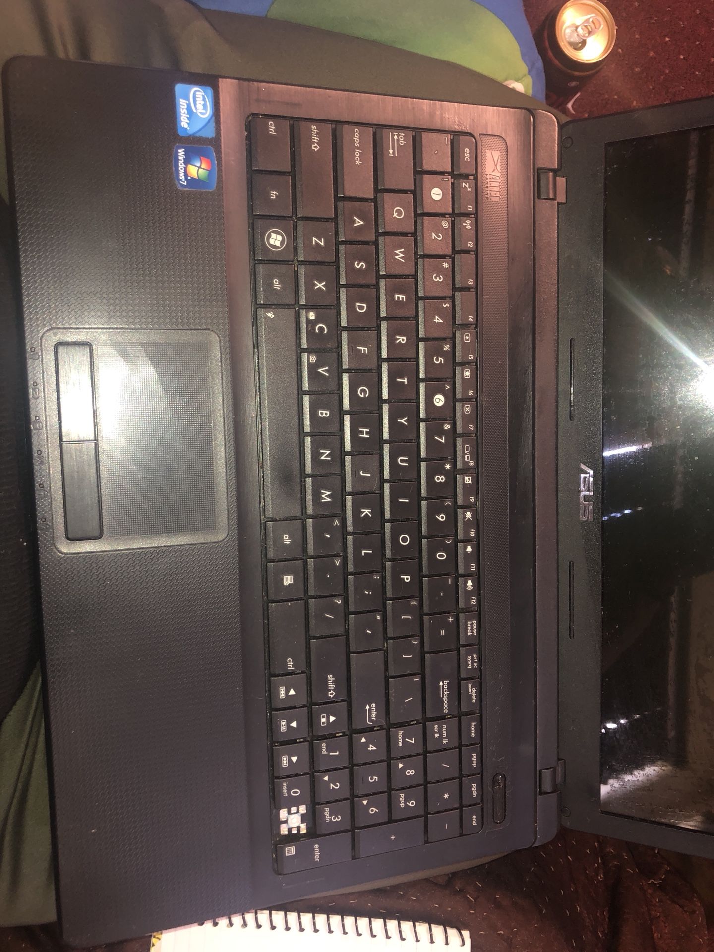 Asus laptop with charger included