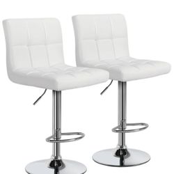 White Bar Stools ( For 1 )