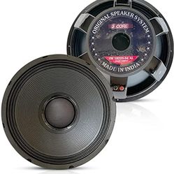 18 inch Subwoofer Replacement PRO DJ Speaker Sub Woofer Loudspeaker Wide Full Range Loud 2500W PMPO 107oz 8 Ohms 5 Core Ratings (18-220 04 AL)