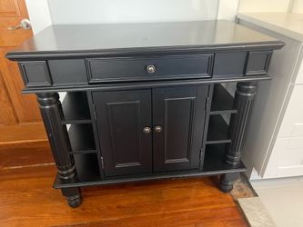 Black buffet or kitchen island
