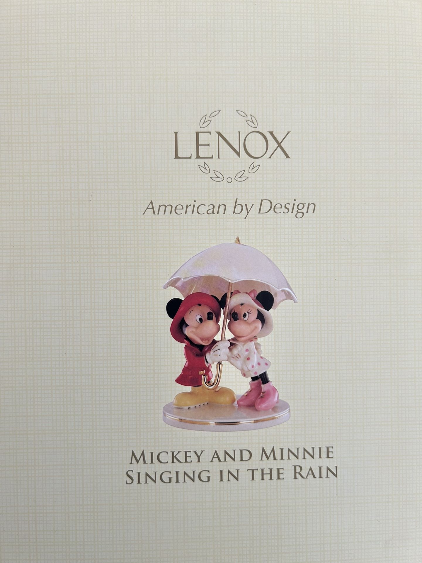 Lenox Mickey And Minnie Singing In The Rain
