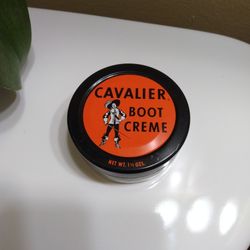 Antique Boot Cream Jar 