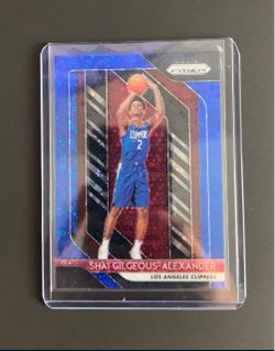 2018 Prizm Fast Break Blue Shai Gilgeous-Alexander RC /175