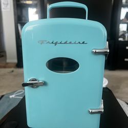 Teal Small fridge