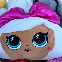 lol doll face pillow