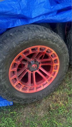 Rims 22in Fuel Brand And Tire Package