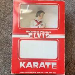 Elvis Karate Figurine With Bourbon 