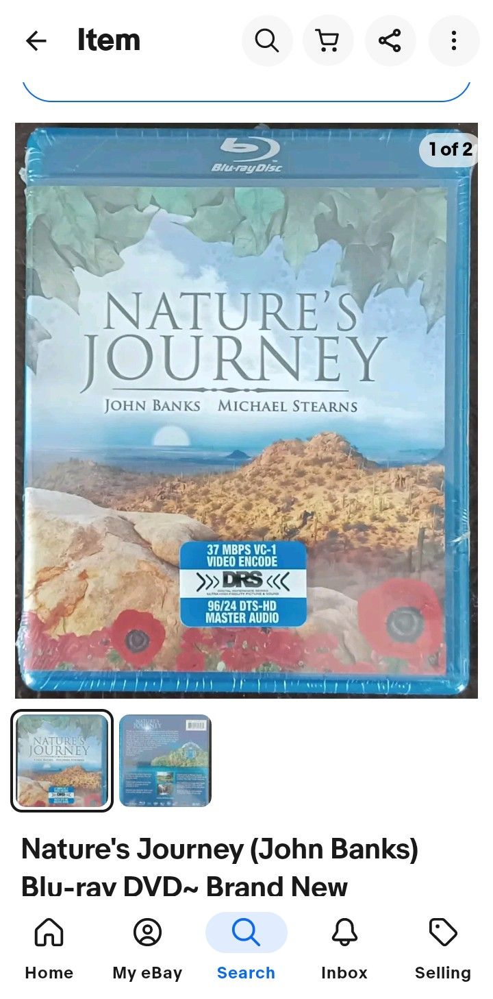 Nature's Journey (John Banks) Blu-ray DVD~ Brand New