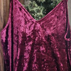 Women's Crushed Velvet Camis