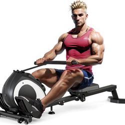 new Rowing Machines for Home | Adjustable 8-Speed Booster | Burn Fat & Sculpt Muscles | Supports Up to 265 LBS | Tablet-Ready Design  About this item 