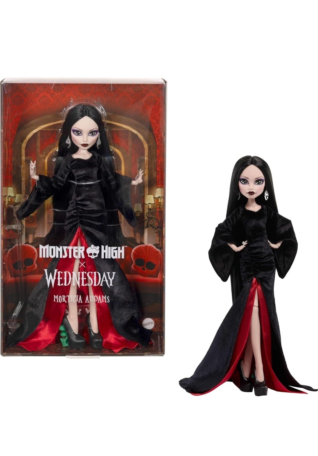 Morticia Addams Wednesday monster high doll new sealed