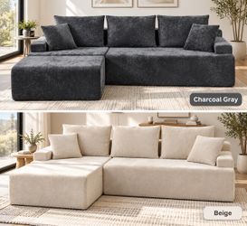 BRAND NEW INBOX L- Shaped Sectional Sofa with Chaise