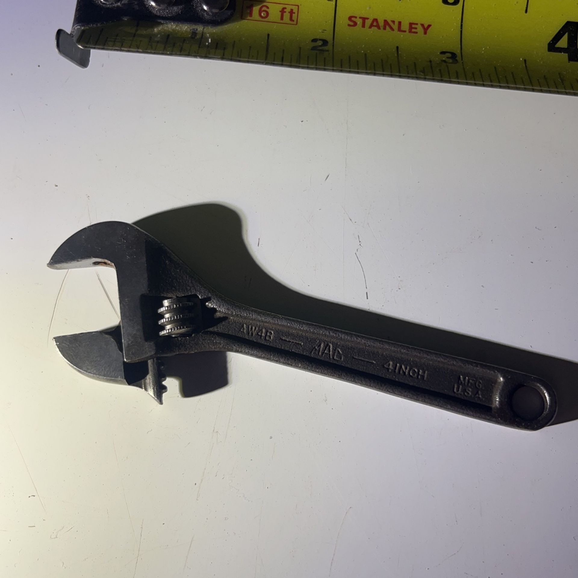 Mac 4” Adjustable Wrench