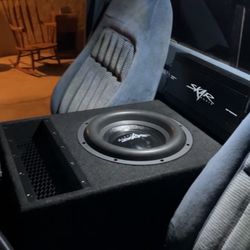 12 Inch Skar Sub/amp/box Kit 