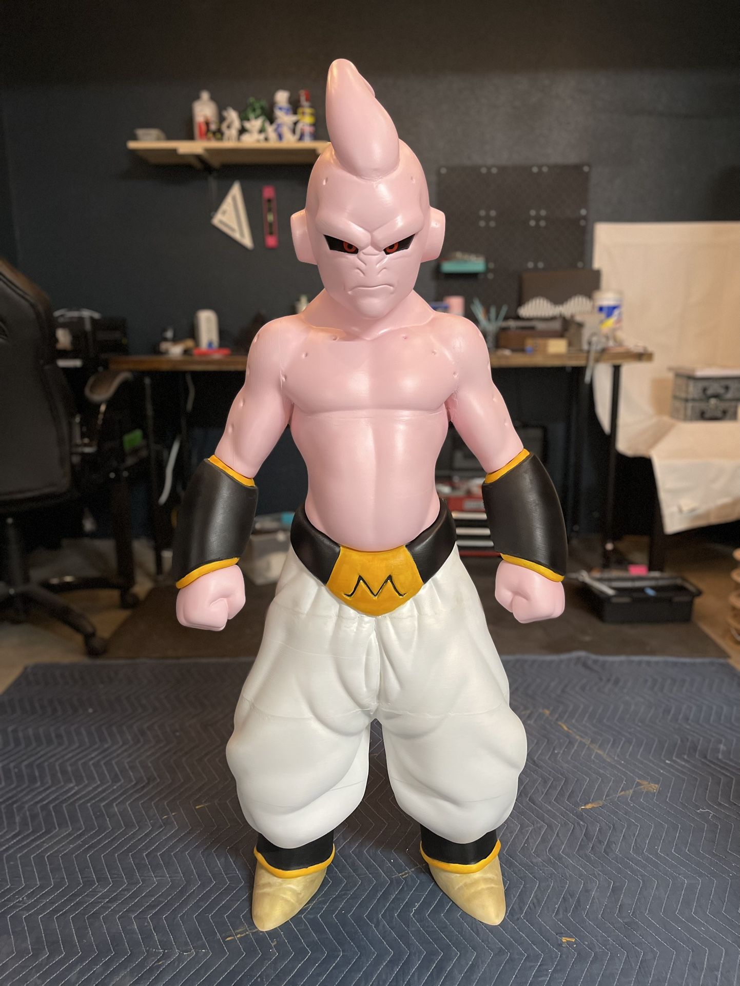 4ft Kid Buu 3D Printed