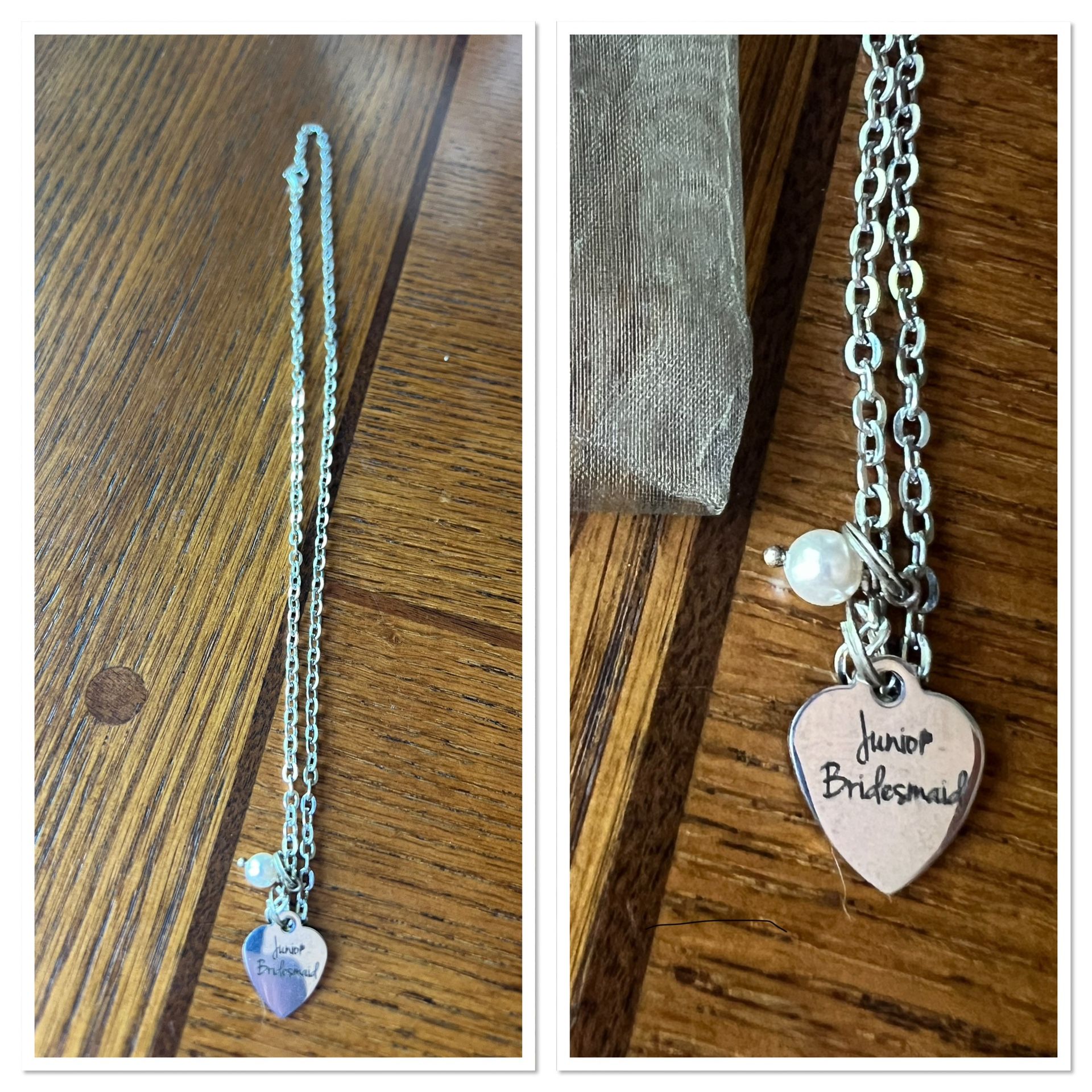 Cute Junior Bridesmaid Necklace