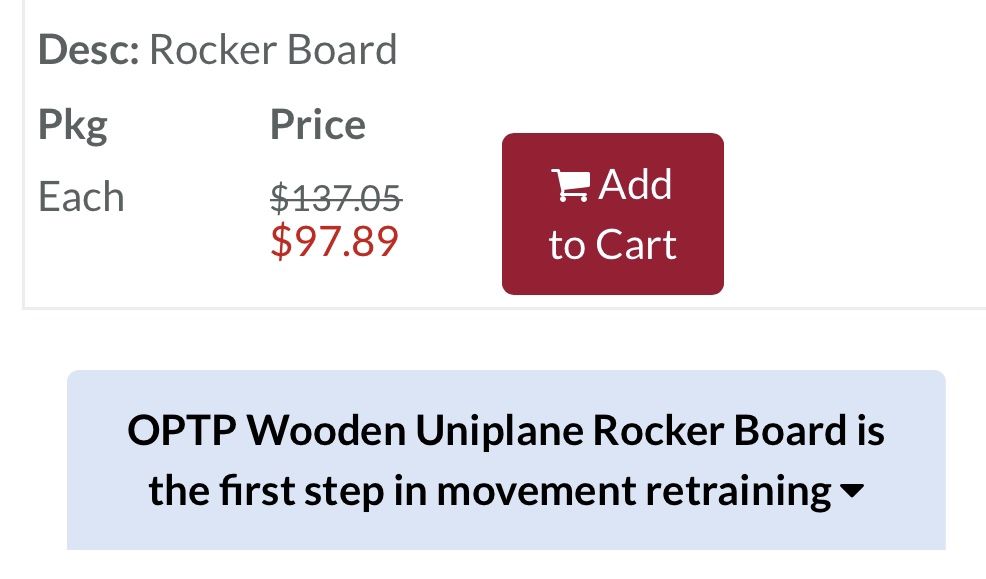 Wooden Uniplane Rocker