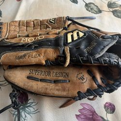 Lefty Mizuno Mitt Max Flex & Stabilizer System