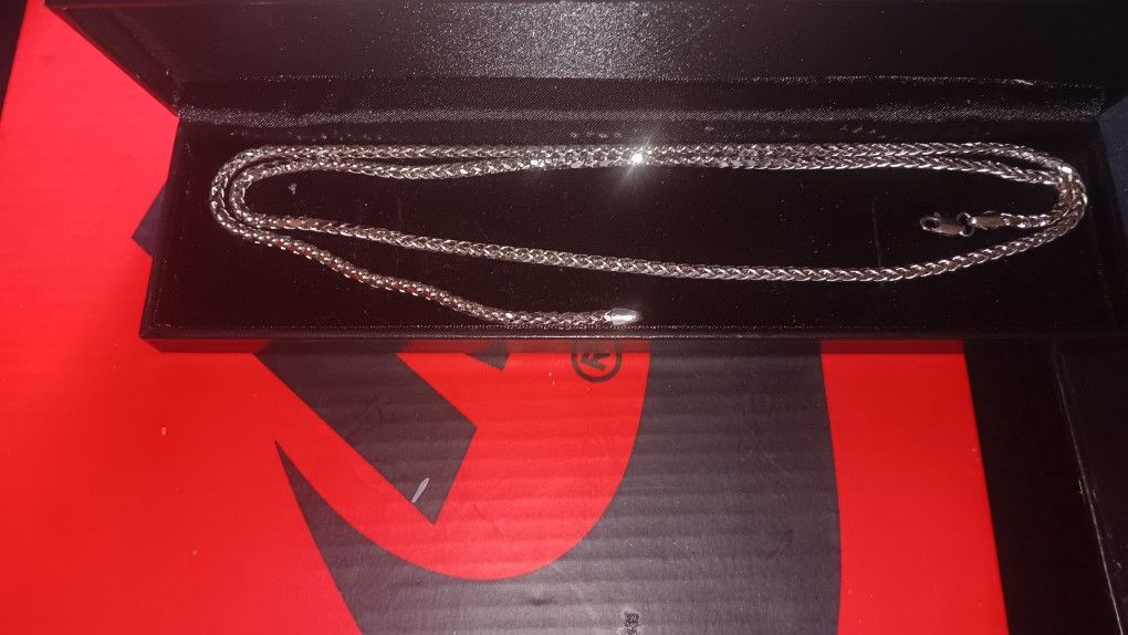 White Gold Chain Between  28 To 30 inches