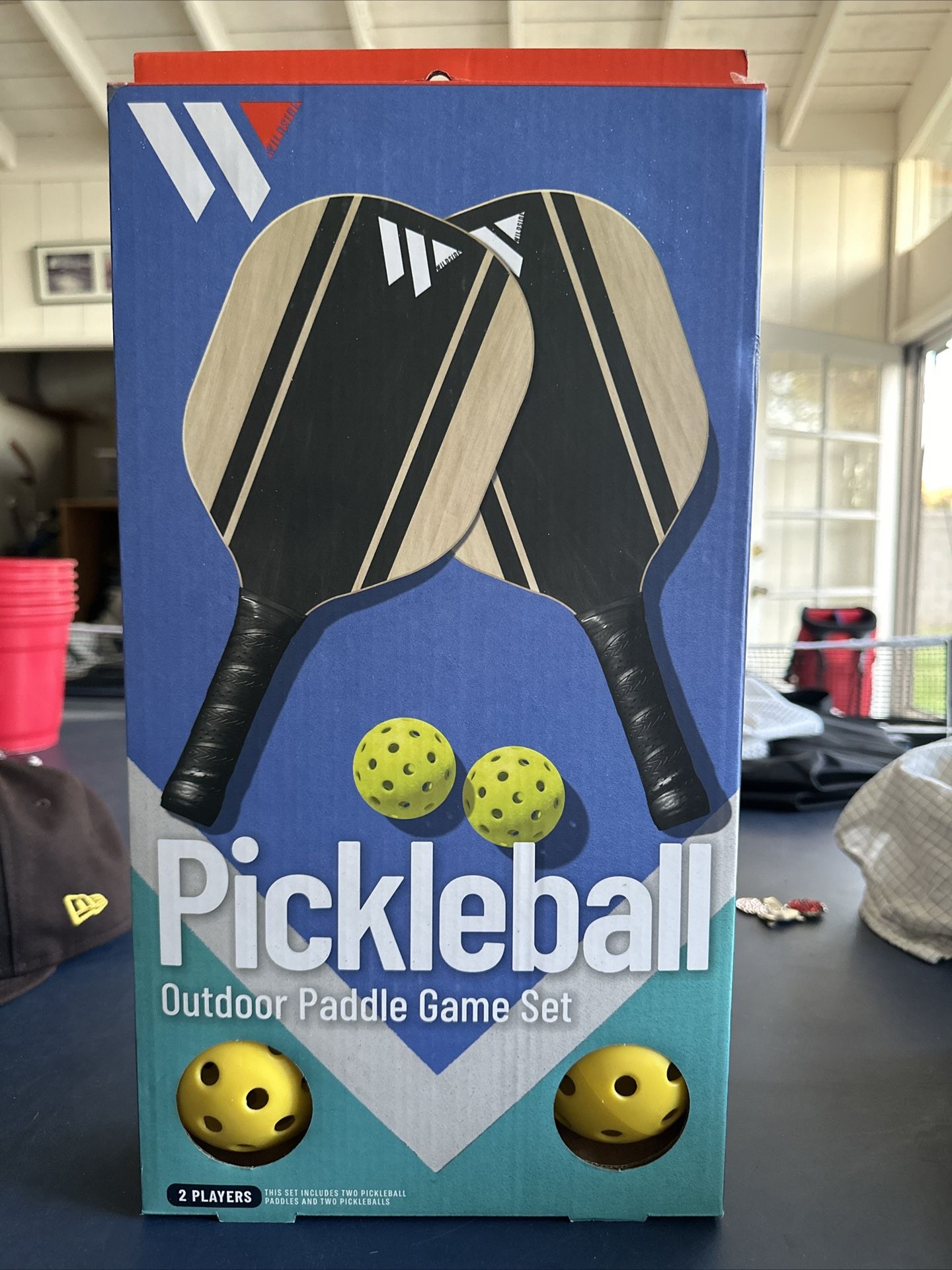 Wildside Pickleball Outdoor Paddle Game Set- NIB
