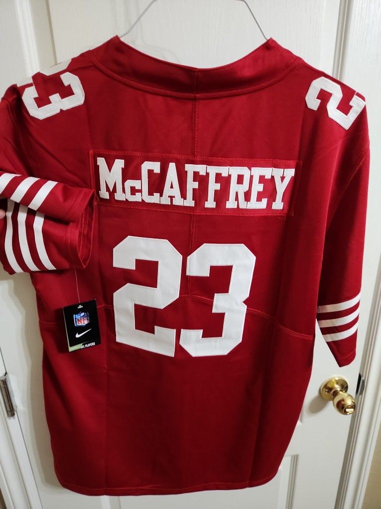 49ers Jersey Christian McCaffrey Stitched #23