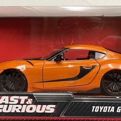 Jada Toys Fast And Furious Toyota GR Supra 1/24 Scale Diescast 
