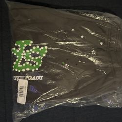Sp5der Punk V2 Sweatpants Slate Gray- New Medium
