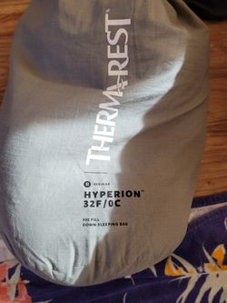 New ThermArest Hyperion 32/0C Sleeping Bag