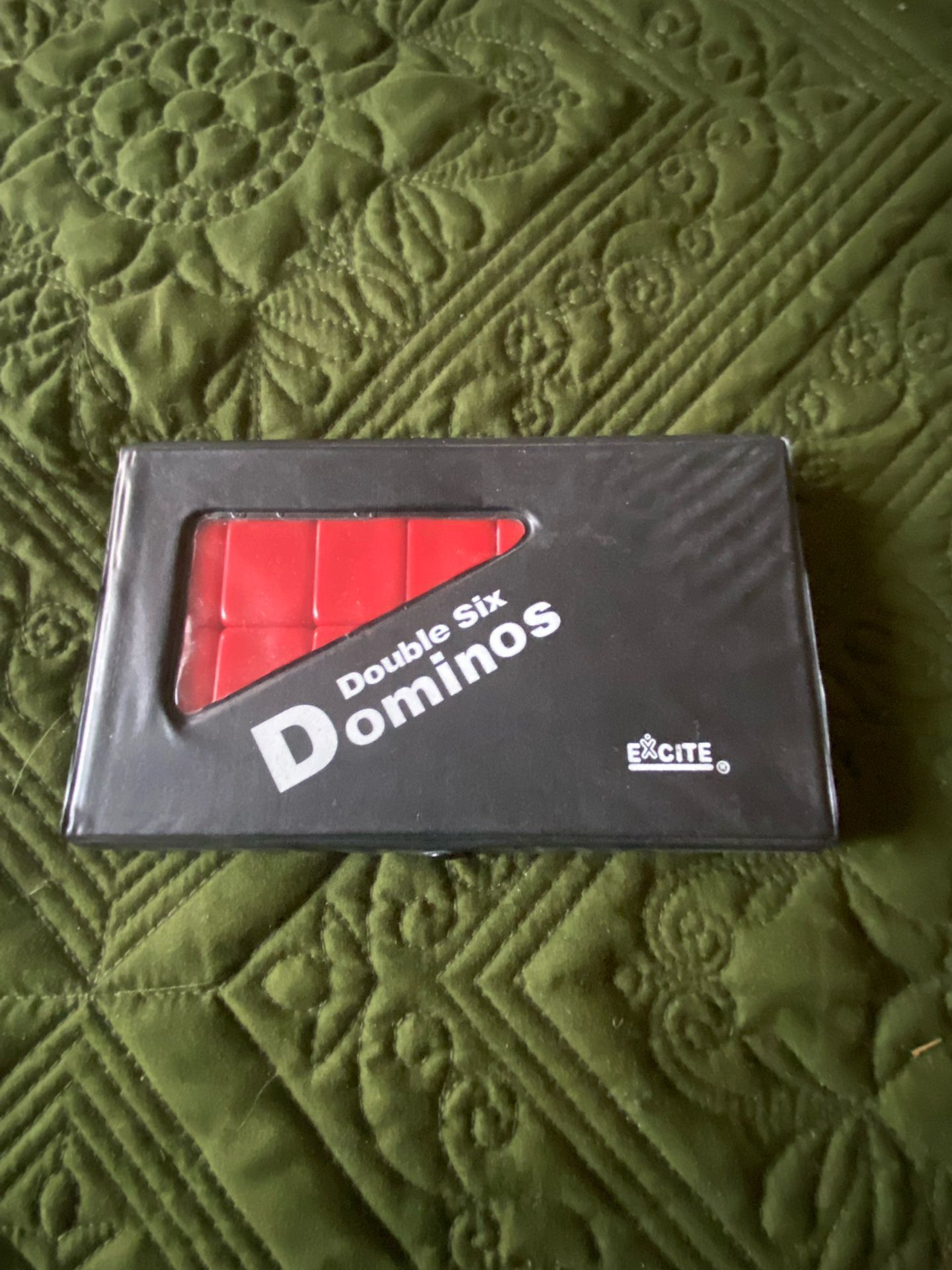 Double 6 Dominoes - In Plastic Case