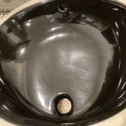 Sink Basin And Counter Top With Backsplash 