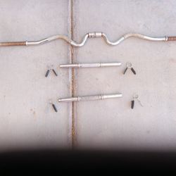 Chrome Curl Bar Set