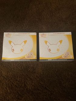 Pokemon TCG 30th Celebrations ETB 2 Pair