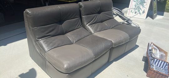 Modular Leather chairs