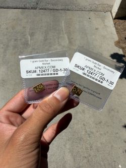 1 Gram 24K Gold Bar