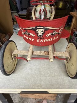 Vintage mobo ride on toy very rare